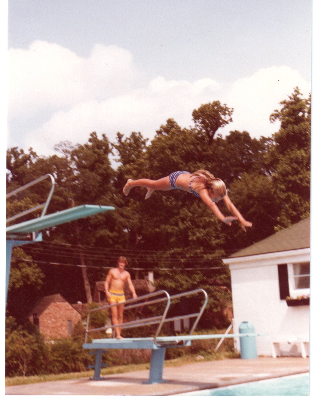 Lisa on the High Dive