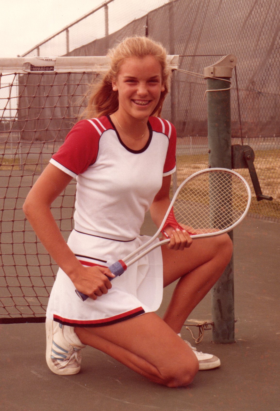 Lisa at Tennis Match