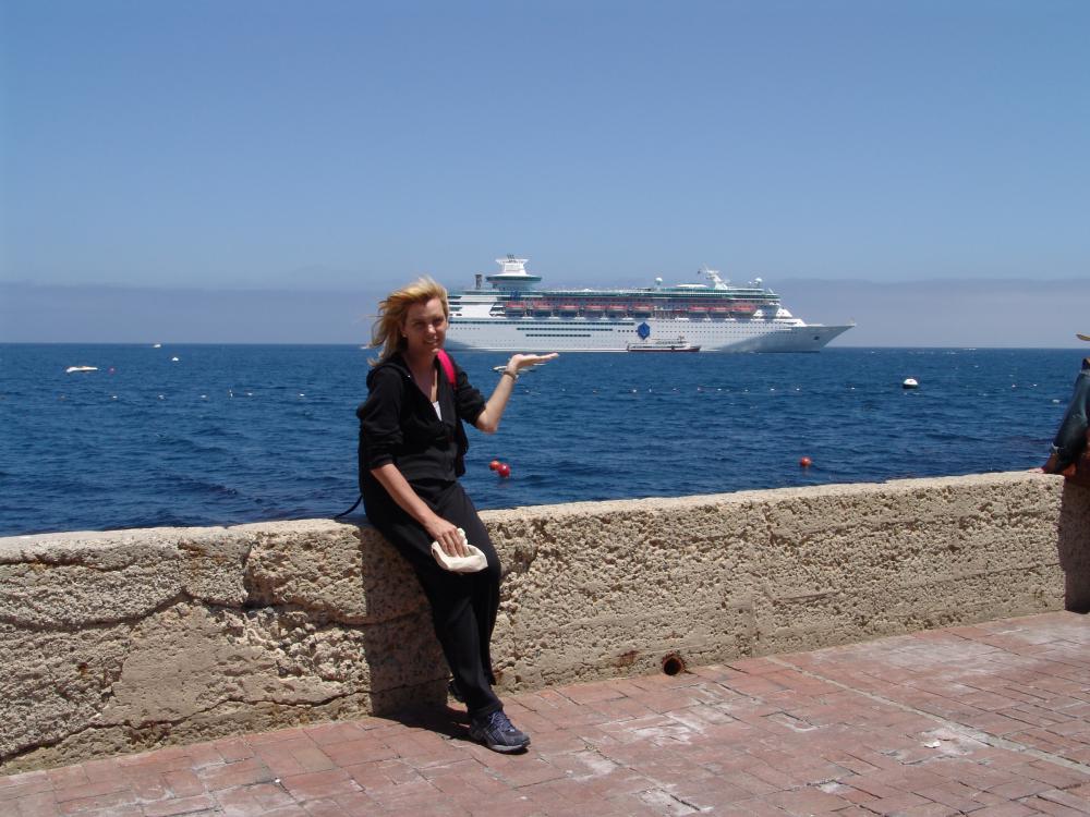 Lisa on Catalina Island